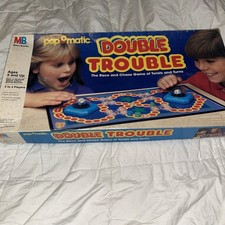 Milton Bradley Double Trouble Board Game 1987  Complete