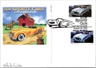 Dr Jim Stamps Fdc Panda Cachets 4X6 Card 1952 Nash Healey 50S Sporty Car