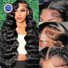 Body Wave Lace Front Wigs Human Hair 26 Inch Smabuity 13x6 Plucked Density Baby