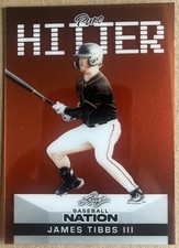 2025 Baseball Nation James Tibbs III Pure Hitter Orange Los Angeles Dodgers #1/3