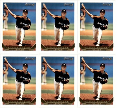 (6) 1993 Topps Gold #477 Jimmy Jones Houston Astros Card Lot