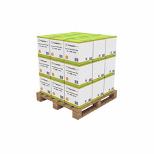 128 Rolls Cast Hand Stretch Wrap Plastic Shrink Film Clear 12 in x 2000 ft -...