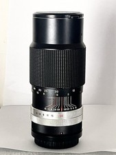 VTG EE PETRI CC AUTO f/3.8 F 135mm TELEPHOTO LENS BAYONET MNT W/CASE LENS HOOD
