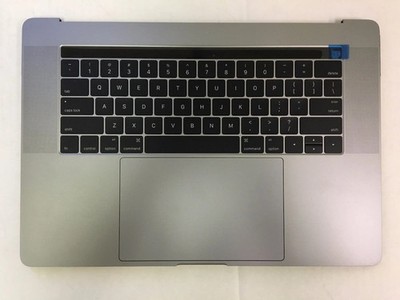 Genuine A1707 2016 2017 MacBook Pro 15'' Space Gray Top case Palmrest Touchpad
