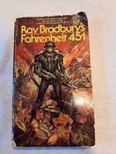 Fahrenheit 451 By Ray Bradbury Cover Art By Barron Storey Del Rey Paperback Vtg.