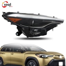 LED Headlight Fit For Toyota Corolla Cross 2022-2023 Right/Passenger Side Clear