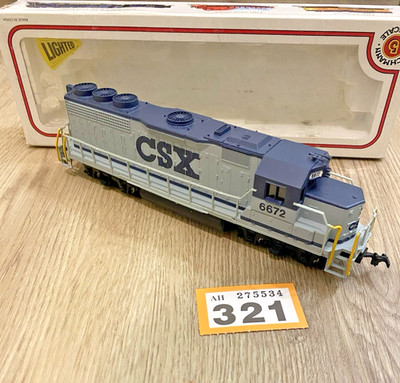 Bachmann HO Scale CSX E.M.D GP-40 powered diesel HO 63618