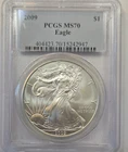 U.S. Mint 2009 American Eagle 1oz .999 Silver Coin Business Strike PCGS MS70