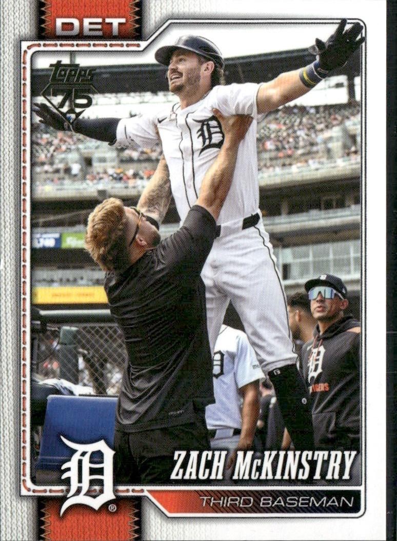 2026 Topps #23 Zach McKinstry Golden Mirror Variations