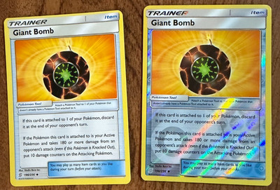 Giant Bomb 196/236 (Regular + Reverse Holo) - Cosmic Eclipse - Pokemon