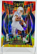 Michael Pittman Jr. 2024 Panini Select Concourse Red Yellow Shock Prizm #83