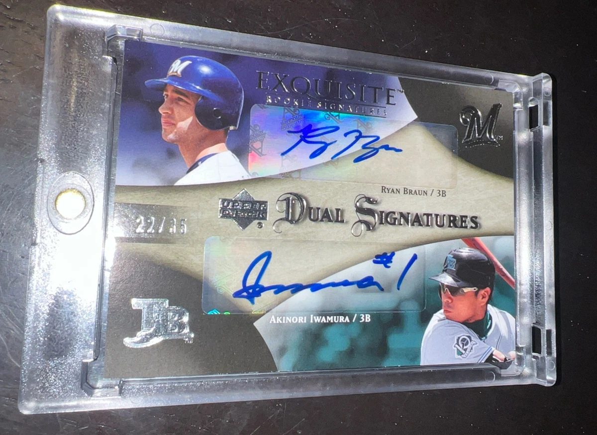 Ryan Braun Milwaukee Brewers Baseball Autographed Sports Trading 
