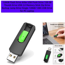 128GB Flash Drive USB Flash Drive 128 GB Thumb Drive USB 2.0 Memory Stick Zip...