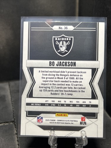 Elite Bo Jackson Base 2025 - Imagen 2 de 2