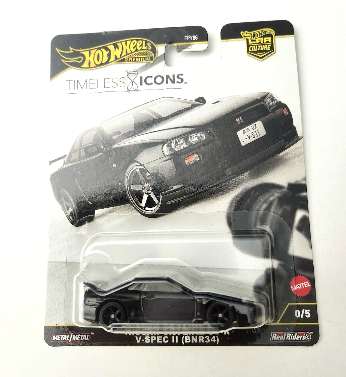 Hot Wheels Nissan Skyline GT-R V-Spec II BNR34 Chase 0/5 - 2025