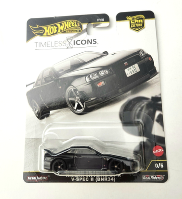 Hot Wheels Nissan Skyline GT-R V-Spec II BNR34 Chase 0/5 - 2025