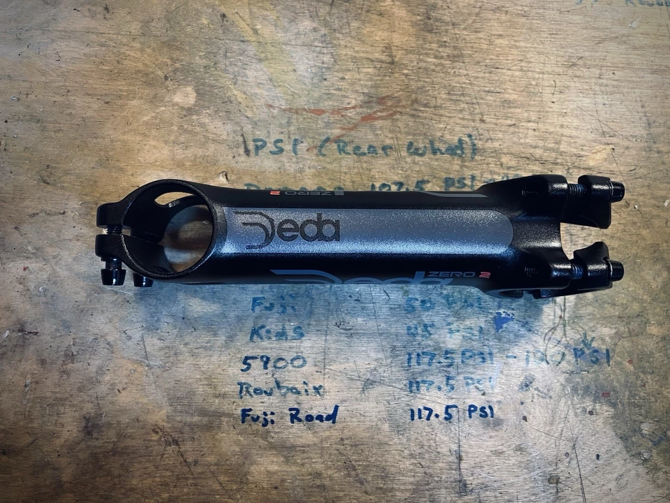 DEDA ELEMENTI Zero 2 1-1/8" Black Alloy 130 mm 83 Degree Stem 156 Grams - Image 3 of 4
