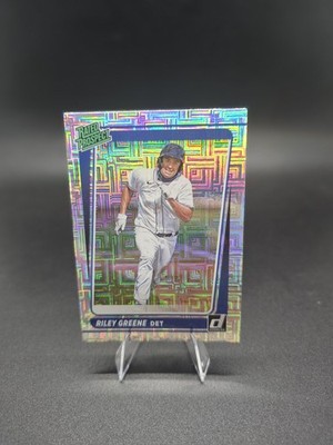 Riley Greene 2021 Panini Donruss Rated Prospects Vector Mojo #RP5 Detroit Tigers