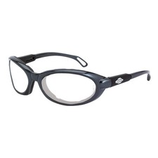 Radians Crossfire foam lined Clear Anti Fog Safety Glasses Gray frame LOT OF 12