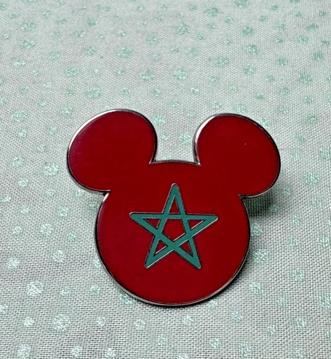 Epcot World Showcase Mickey Head Trading Pin- Morocco