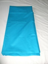 NEU Blau Polycotton Bettwäsche Uni Bett Tischdecke Stoff Tuch Material 94"x51"
