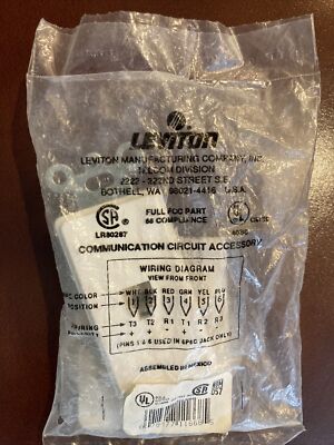 Leviton Communication Circuit Accessory-White