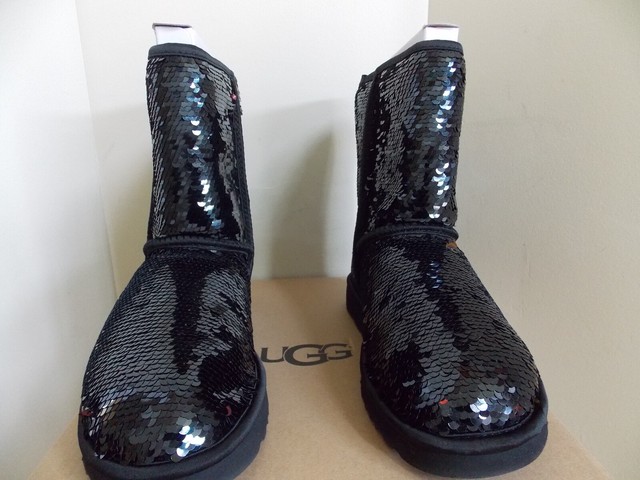 ugg classic short sequin boot
