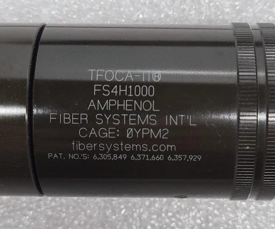 AMPHENOL Fiber Systems TFOCA-II FS4H1000 0YPM2 Optic Deployable Connector Plug - Image 3 of 4