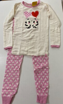 BabyGap Girl Long Sleeve Pajama Set Red Heart Valentine's Day 5T New