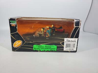 RETIRED LEMAX SPOOKY TOWN 2008 CREEPY CRUISIN #83669 VINTAGE CAR FIGURE MONSTERS
