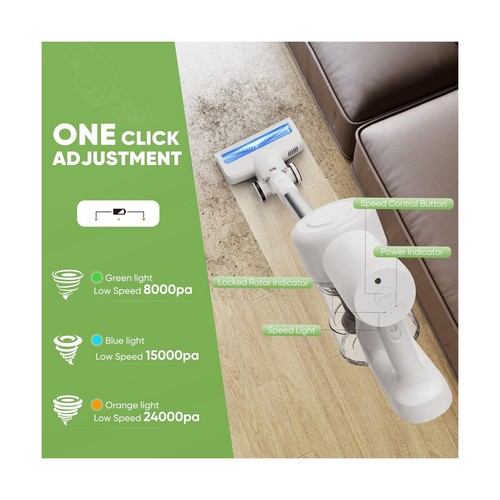 Cordless Stick Vacuum Cleaners for Home Rechargeable Lightweight for Hard Flo... - Picture 3 of 8