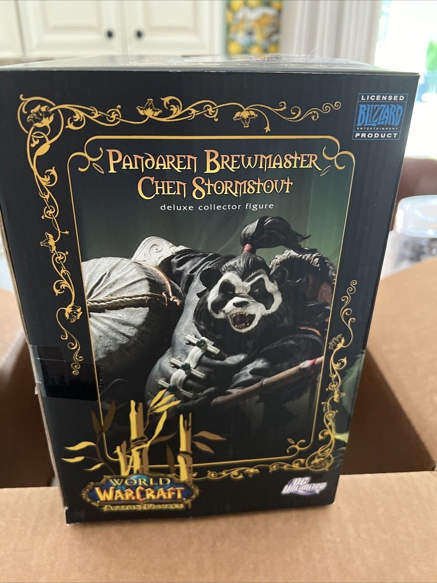 俳優リーレンチェンmodel置物 World Of Warcraft Deluxe Action Figure Pandaren Chen Stormstout