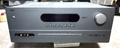 NAD T754 AV 6 Dolby Digital ProLogic Surround Audio Receiver Without Remote