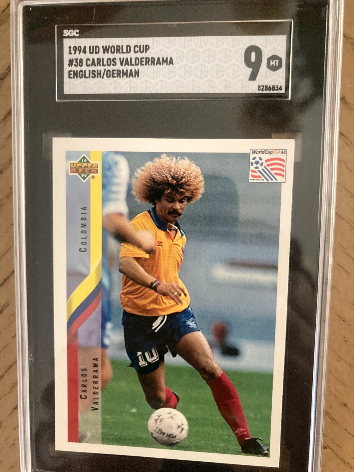 Carte PSA 9 1994 Upper Deck World Cup #277 Diego Maradona - Carte Classée Comme Neuve
