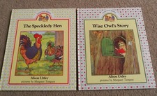 2 x LARGE  Little Grey Rabbit - The Speckledy Hen & Wise Owl's Story - A UTTLEY