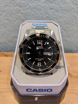 Casio 5373 Super Illuminator Mens Watch -Stainless Band - Day/Date 100M WR - NEW 889232196510 | eBay