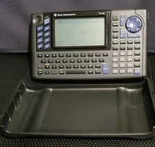 Vintage Texas Instruments TI-92 Graphing Calculator with 5 Lessons from 1999.