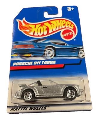 Hot Wheels 1997 Collector 608 Porsche 911 Targa silver MOC VHTF