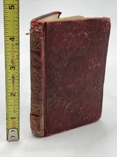 Antique 1853 Pocket Book HC Sacred Melodies of Lord Byron Poems Mrs. Hemans 