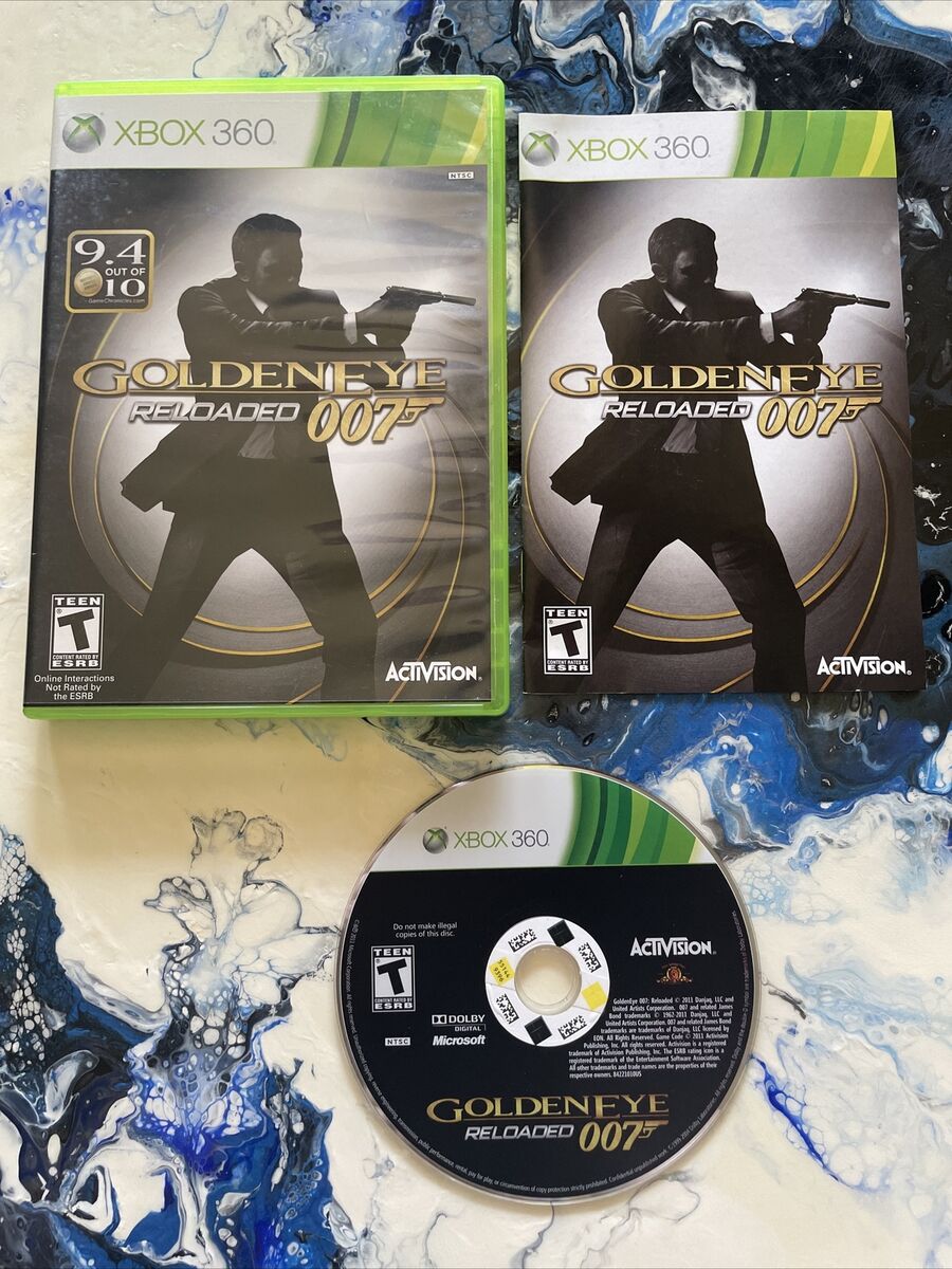 XBOX 360 GOLDENEYE 007 RELOADED! COMPLETE IN BOX! TESTED & WORKING