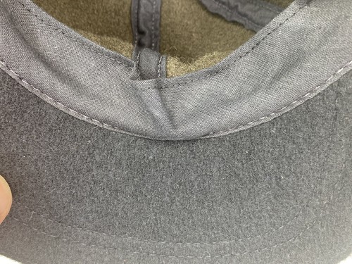 New York Hat & Cap Co Wool Hat Two Tone Brown Black 6 Panel Strap Back - Picture 6 of 12