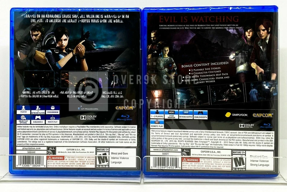 Resident Evil: Revelations 1 + Resident Evil: Revelations 2 - PS4 - Brand New - Image 2 of 4