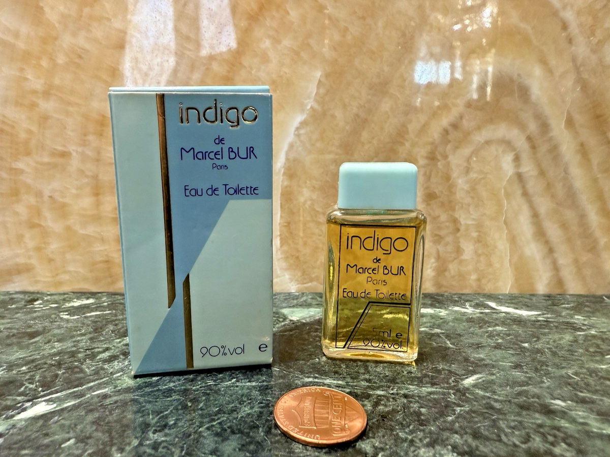Indigo de MARCEL BUR PARIS 5ml EDT Mini. Rare, New In Box | eBay