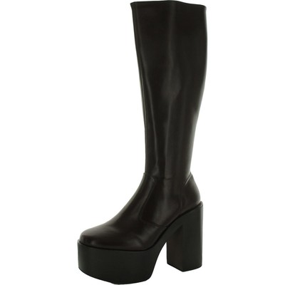 Jeffrey Campbell Womens CHICA Brown Knee-High Boots 10 Medium (B,M) BHFO 8342