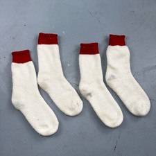 Vtg 40s Lot Wool Blend Hiking Hunting Camping Socks Primitive Christmas Stocking