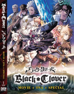 Black Clover Sword of The Wizard King Japanischer Anime DVD Film + OVA + Special