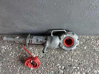 ꙮ Ridgid 700 Handheld Electric Pipe Threader Threading Machine