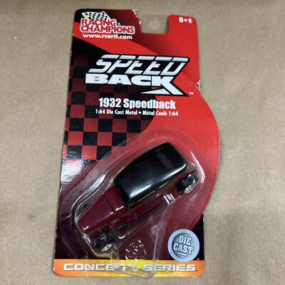 Racing Champions Speed Back 1932 Speedback Red Concept Series MOC 2003