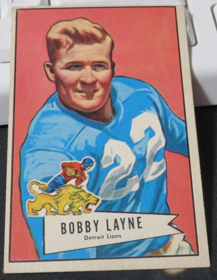 #8028 1952 BOWMAN BOBBY LAYNE #78 | eBay