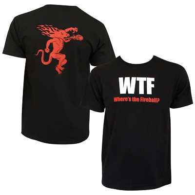 Fireball WTF Tee Shirt Black